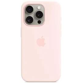 Apple iPhone 15 Pro Silikon Case Hellrosa