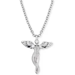 Kette mit Anhänger ENGELSRUFER "Engel, ERN-LILANGELE, RN-LILANGEL-G, ERN-LILANGEL-R", silber (silberfarben), Halsketten, Damen, Silber 925 (Sterlingsilber), L: 44cm
