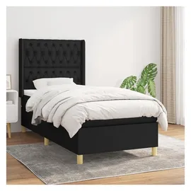 vidaXL Boxspringbett 100 x 200 cm H2 Schwarz
