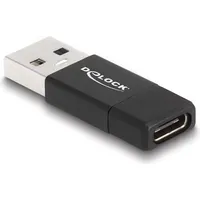 DeLock USB-A auf USB-C Adapter Schwarz