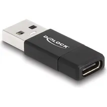 DeLock USB-A auf USB-C Adapter Schwarz