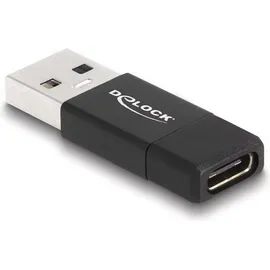 DeLock USB-A auf USB-C Adapter Schwarz