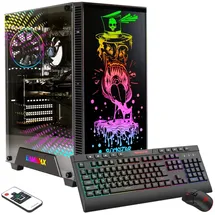 gamemax Multimedia-PC Rockstar 7459 2023 16 GB RAM 1 TB SSD Radeon Graphics Windows 11