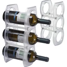 MacMa Weinregal 3 Flaschen Kunststoff