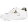 Gabor Sneaker Damen Weite G Weiß/Gold 38