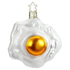 Inges Glas Christbaumschmuck Spiegelei 12cm - Bunt