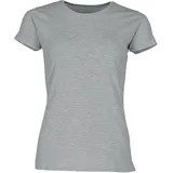 FRUIT OF THE LOOM Ladies Iconic T-Shirt in versch. Farben und Größen, athletic heather, L