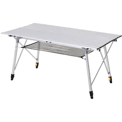 Outsunny Campingtisch Aluminium, Netzstoff