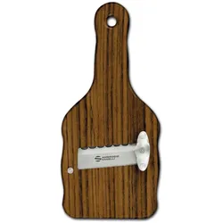 AMBROGIO SANELLI Ovangkol-Trüffelschneider aus Holz – gewellte Klinge