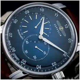 Zeppelin New Captain's Line Automatik Herrenuhr 43mm 5ATM - Silber