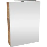 Fackelmann Spiegelschrank SBC Asteiche 50 cm mit Softclose Türen
