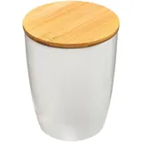 Five 5five - einmachglas keramik bambusdeckel "seramik" 1,5l weiß