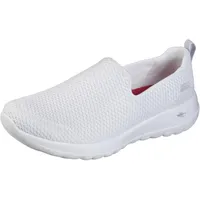 SKECHERS Damen Go Walk Joy Sneaker, White Textile/Trim, 39 EU
