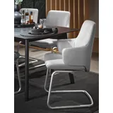 Stressless Stressless® Polsterstuhl »Laurel«, ROHLEDER Stoff Q2 FARON, Stahl, grau (light grey q2 faron chrom matt)