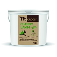 cdVet Fit-Crock Hundefutter trocken Classic Lamm Mini 3 kg, getreidefrei