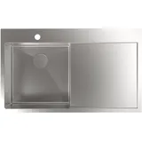 Cata CBS-1 40-40 D R10 Spüle mit Abtropffläche - Inox - One Size