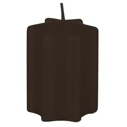 Kopschitz Kerzen Sternkerzen Chocolate Schokolade 12 x Ø 6 cm, 8 Stück