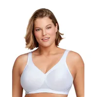 GLAMORISE Nahtloser MagicLift-Sport-BH - Weiss Unterwäsche Damen