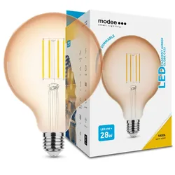 V-Tac 4W Dimmbar LED Filament Nostalgie Retro Design Leuchtmittel Lampe ST64 warmweiß