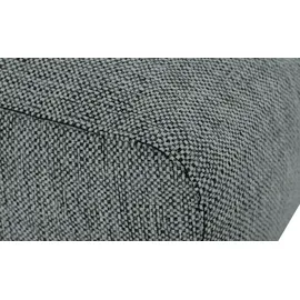 Soho Polsterhocker Jolyn 49 x 45 x 49 cm Grau