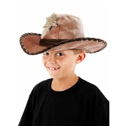 Elope Kostüm Sheriff-Hut, Coole Kopfbedeckung für die Kleinen braun