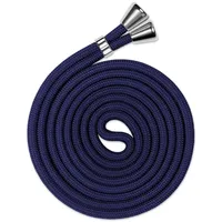 ONEFLOW Wechsel Handykette für Twist Case, Handyband zum Umhängen ohne Hülle, Universal Handy Umhängeband Kordel abnehmbar, Smartphone Stoff Band Handykordel 155 cm lang, Dunkel-Blau