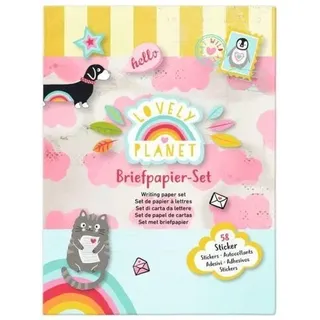 Moses MOSES. VERLAG 26289 Lovely Planet Briefpapier-Set A5
