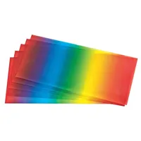 Folia Transparentpapier Regenbogen 22,5 x 32 cm 10 Blatt