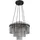 GLOBO GORLEY 5-flg. Ø 50 cm rund schwarz matt