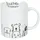 KONITZ Kaffeetasse 0,3 l Weiß 2 St.