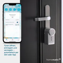 eQ-3 Homematic IP Türschlossantrieb silber HmIP-DLD-S