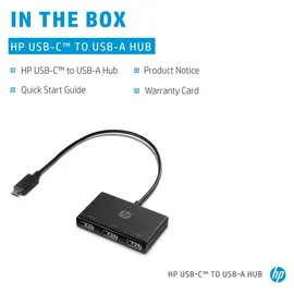 HP USB-C zu USB-A Hub Z6A00AA