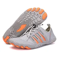 FELDLUFT Max - Universal Alltags-Barfußschuh Atmungsaktive Angelschuhe Damen und Herren Bequeme rutschfeste Wanderschuhe Geeignet für Radfahren, Laufen, Fitness Orthopädische Barfußschuhe - 44 EU