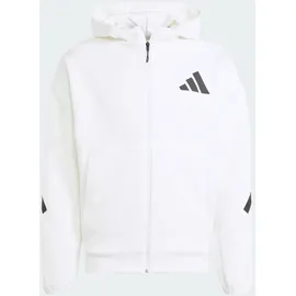 adidas Herren Kapuzensweat New adidas Z.N.E., White L/S