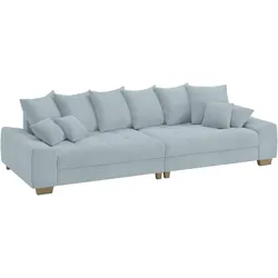 Big-Sofa MR. COUCH "Nikita II", blau, B:300cm H:88cm T:118cm, Novaclean Avanti (100% Polyester), Sofas