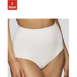 Shapingslip PETITE FLEUR, Damen, Gr. XL (48/50), weiß (2xweiß), Microfaser, Obermaterial: 88% Polyamid, 12% Elasthan, Unterhosen, SEAMLESS im Doppelpack