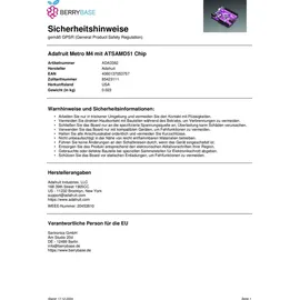 Adafruit Metro M4 mit ATSAMD51 Chip