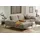 W.Schillig Eckcouch Leder 3-Sitzer Beige
