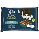 FELIX Tasty Shreds Lachs-Thunfisch 4 x 80 g