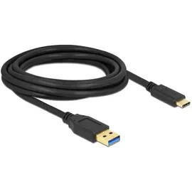 DeLock USB USB 3.2 Gen 2 Stecker C (USB 3.1) - 1x USB 3.2 Gen 2 Stecker A​ (USB 3.1)] 84006 3 m