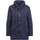 GOLDNER Kurzgröße: Jacke mit attraktivem Stepp-Mustermix in marine | Gr.: 19