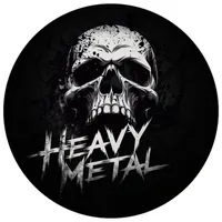 Speecheese Heavy Metal Totenkopf Magnet Heavy-Metal Look grungig verwittert