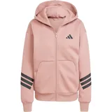 Adidas Future Icons 3-Streifen Sweatjacke Damen warm clay XS