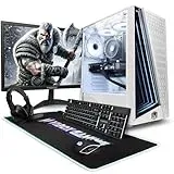 Vibox V-539 Gaming PC Set Komplett • Monitor 23 Zoll • AMD Ryzen 5 5500 6-Kern • AMD Radeon RX 9060 XT 8GB • 16GB RAM • 1TB SSD • Windows 11 • WLAN 6 + Bluetooth 5.4
