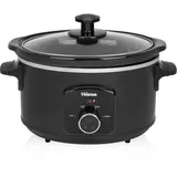 Tristar VS-3915 Schongarer (Edelstahl Keramiktopf mit 2 Hitzestufen und Warmhaltefunktion, 3,5 L)