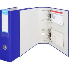 Donau Elektronik DONAU Doppelordner blau Karton 7,5 cm
