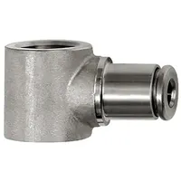 Riegler L-Ringstück, G 3/8, für Schlauch-Außen- Ø12 mm, Edelstahl