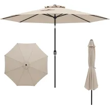 Costway Ø 300 cm Beige