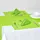 Homescapes Tischset limette im 2er-Set 33/50 cm, 100% Baumwolle