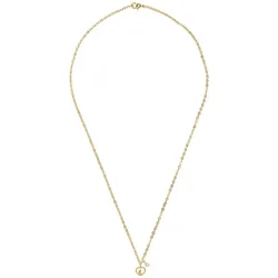Gemshine Kette mit Anhänger 'Jungfrau Maria' gold coloured Hellbraun Damen 